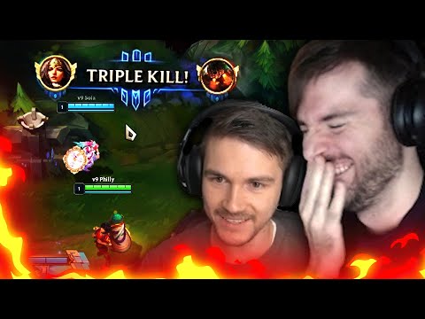 Mit @Solaaaa BROKEN Milio auf der Botlane abusen | Kutcher Stream Highlights
