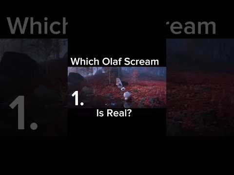 Which Olaf Scream Is Real? | Day 74.5 of 100 Day Challenge | #guessing #olaf #subscribe #like