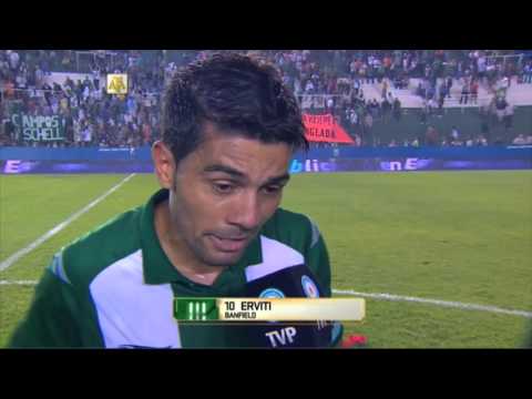 Erviti: "Para que haya frutos...". Banfield 1 - Colón 1. Fecha 9. Primera División 2016.