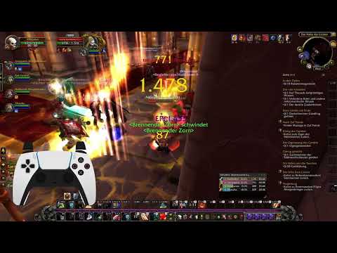 WoW Mop Classic Controller Gameplay - Questing and Dungeon