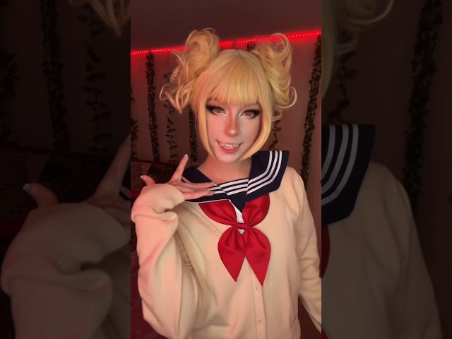 Vídeo relacionado con Jilijia My Hero Academia - Sudadera unisex con capucha para cosplay, chaqueta de chándal, Toga Himiko, XXX-Large