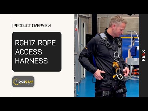 RGH17 Rope Access Harness | Ridgegear | REAX | Product Guide