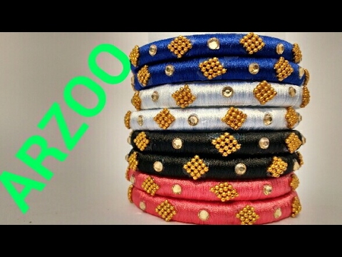How to Make Silk Thread Bangles at HOME | DIY Bangles Tutorial | Arzoo Vlogs