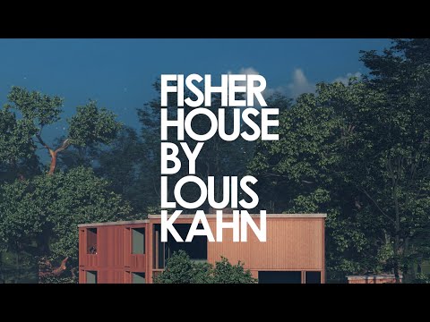 Fisher House by Louis Kahn | An Animation on Architecture by Aminu Karim Masum