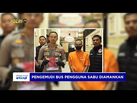 SATRESNARKOBA POLRES KEBUMEN AMANKAN PENGEMUDI BUS PENGGUNA SABU