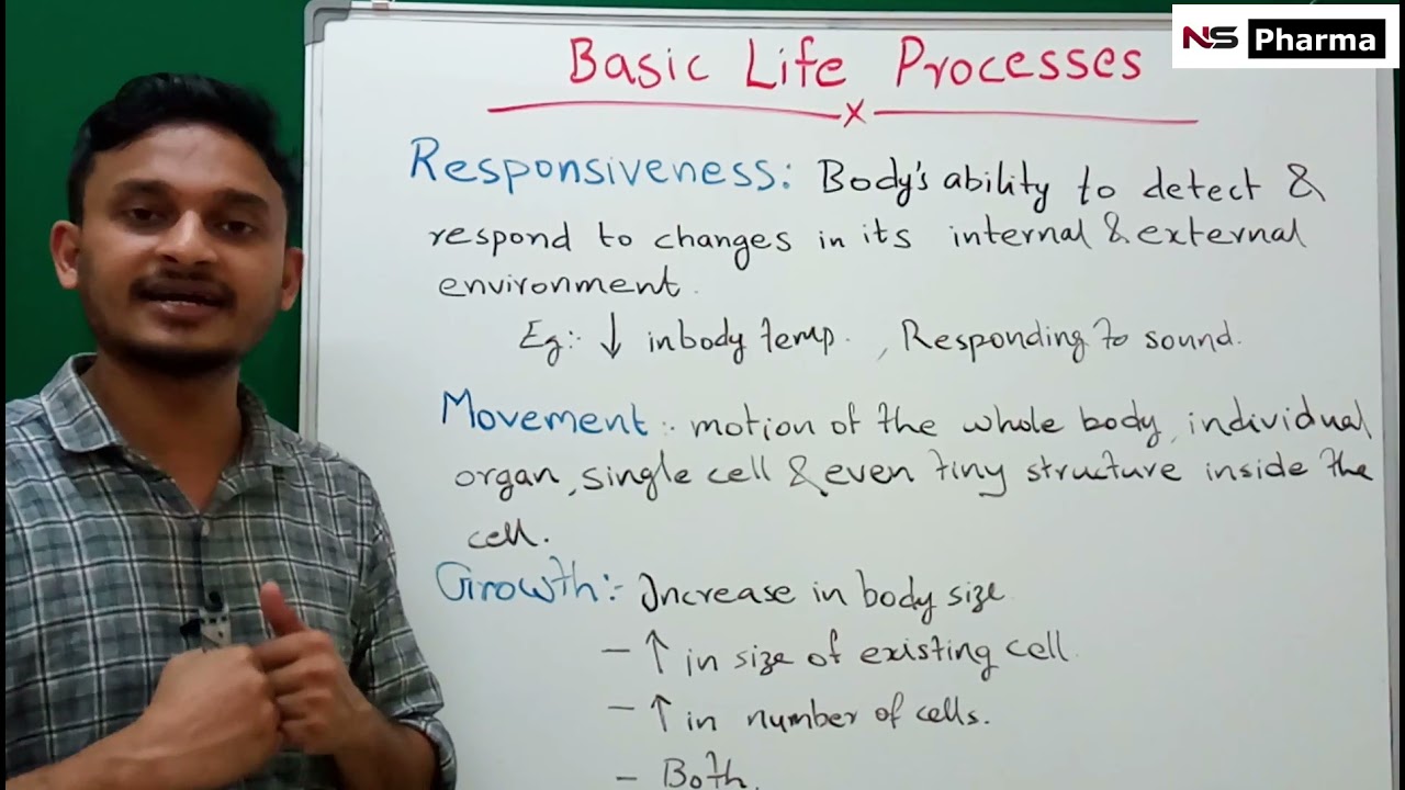 Basic Life Processes | Introduction to Human Body | B. Pharm