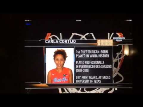 CARLA CORTIJO WNBA ATLANTA DREAM 11 SEP 2015
