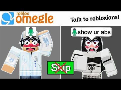 Roblox Omegle VOICE CHAT... But i cant SKIP ANYONE 10