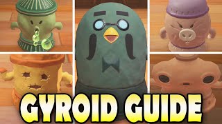 🎵 All 36 GYROIDS & How To Get Them In Animal Crossing New Horizons 2.0!