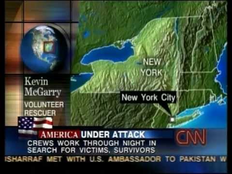 CNN 9/11 LIVE TV Coverage (9/13/01) 4:15 A.M - 4:30 A.M