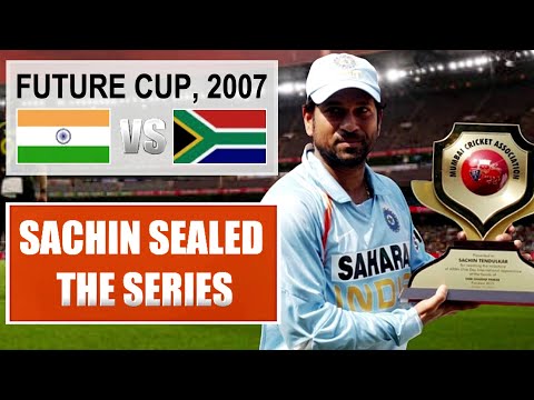 Sachin & Yuvraj Sealed The Series For India! | Sachin Tendulkar Dominated With The Bat with 99 & 93