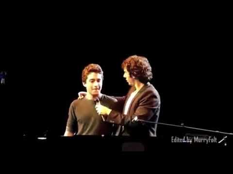 Josh Groban |  A Young Man From the Audience Sings With Josh Groban | Awesome Video