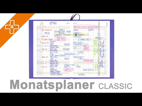 Der Monatsplaner "Classic" von X17 (X17-024)