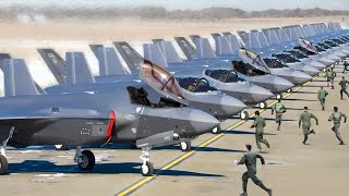 How US Mobilizes Billion $ Worth of F-35s to Take off One by One at Full Throttle