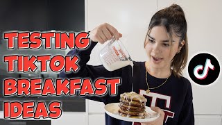 I Tried TikTok Breakfast Ideas...