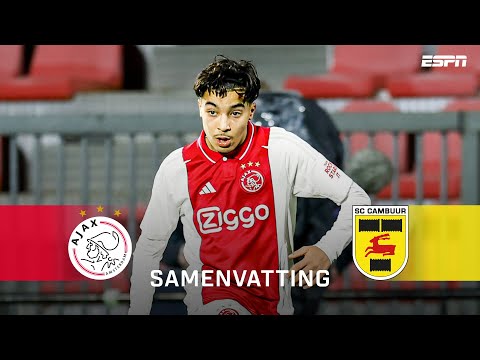 🥊 FEL DUEL op De Toekomst 🔮 | Samenvatting Jong Ajax - SC Cambuur