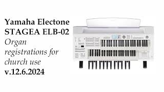 Download lagu DIJUAL, Registrasi Organ Gereja Yamaha Electone STAGEA ELB-02 BARU v.12.6.2024 mp3