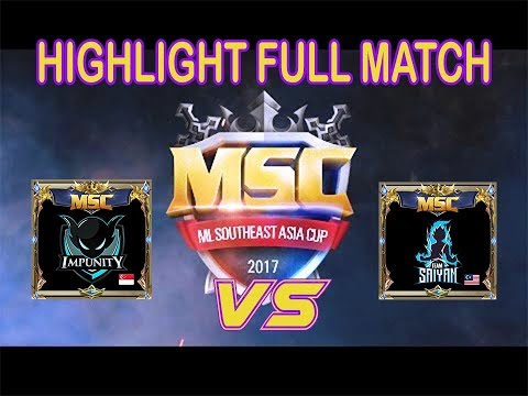 Highlight Full Match Impunity  vs Saiyan || MSC Day 2