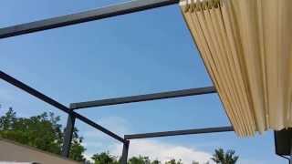 pergoltenda con telo pvc 650 gr bioclimatico