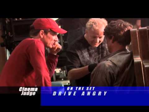 On the set of DRIVE ANGRY