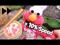 Singing Pizza Elmo Destruction But Every Hit Speeds Up The Video By 10