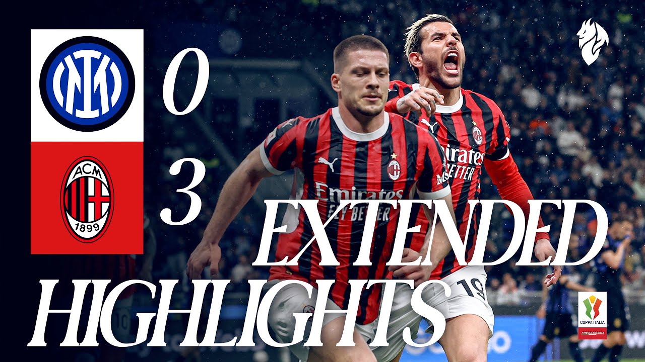 Jović brace & Reijnders' goal book a place in the final | Inter 0-3 AC Milan | Extended Highlights