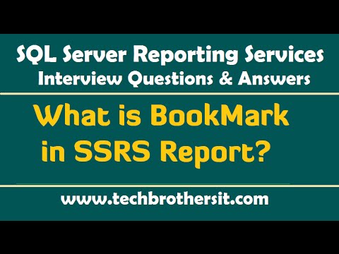 What is BookMark in SSRS Report - SSRS Interview Questions and Answers