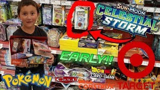 HUNTING TONS OF NEW TOYS & FINDING EARLY POKEMON CARDS AT TARGET! WE BOUGHT A WHOLE BOX OF TOYS!!