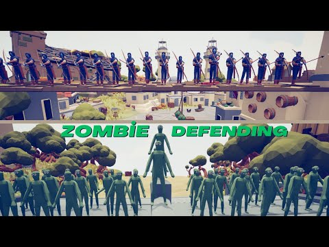40X ZOMBIE 🧟 VS 24X RANGED UNITS W/1X BEST UNIT | TABS - Totally Accurate Battle Simulator