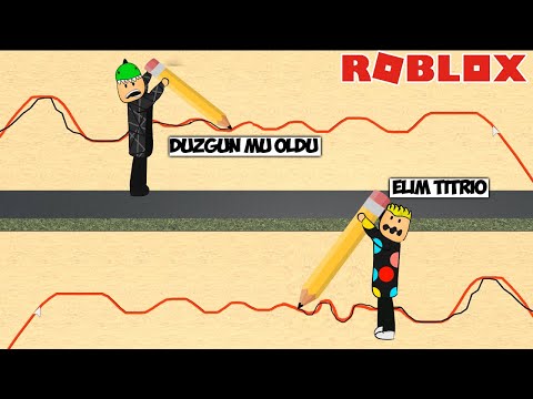 ✏️ÇİZGİYİ DÜZGÜN ÇİZ KAYBEDERSİN✏️ / Yahya ve Mustafa ile Roblox Epic Minigames