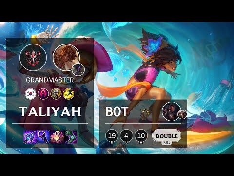 Taliyah Bot vs Lucian - KR Grandmaster Patch 10.24