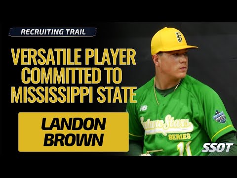 Mississippi State Commit Landon Brown: 97 MPH Fastball & Power Hitter