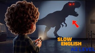 Tom Gets Lost in the Dinosaur Park | Easy English Listening Practice Story (A2 Level)