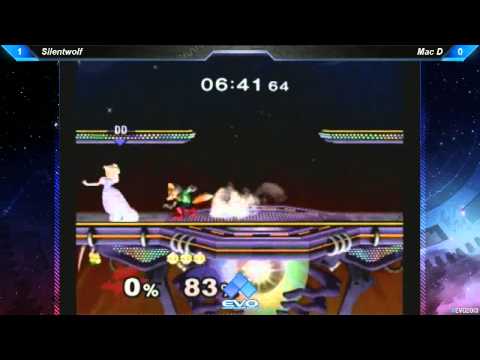 EVO 2013 SSBM Pools F59 - Silent Wolf (Fox) vs MacD (Peach)