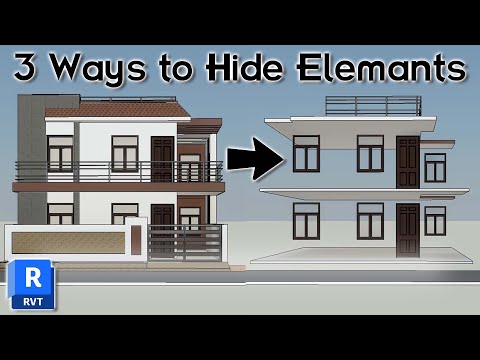 3 Ways to Hide and Unhide Elements in Revit
