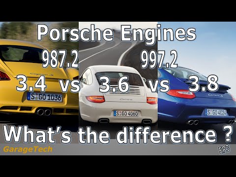 Porsche engines, Cayman/Boxster VS 911 Carrera 3.4 vs 3.6 vs 3.8 Whats the difference? 987.2 997.2