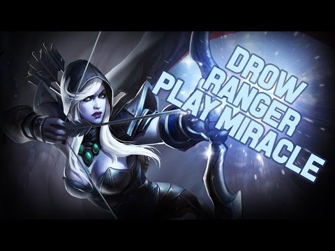 Dota 2 Miracle 9k MMR Play {DrowRanger} Ez Game