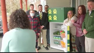 Free Food Fridge opens at Siena College