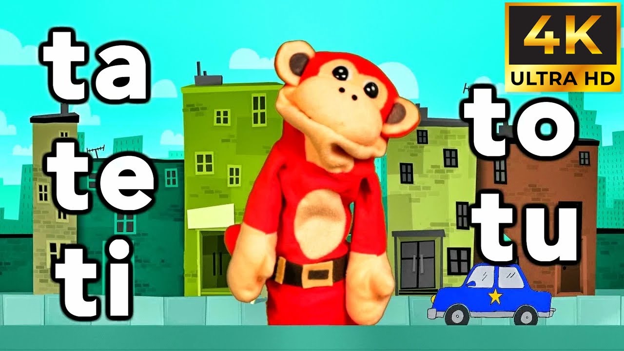 Siílabas TA TE TI TO TU En 4K ! El Mono Sílabo #monosilabo #aprenderaleer #lunacreciente