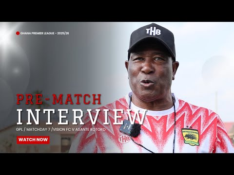 Karim Zito Pre-Match Interview | Vision FC v Asante Kotoko | Matchday 7