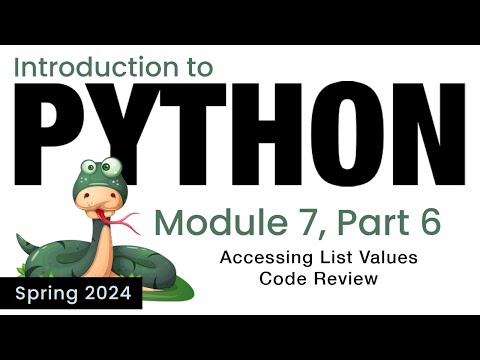 Python Module 7 Accessing Listdictionary Values Code Review Spring 2024