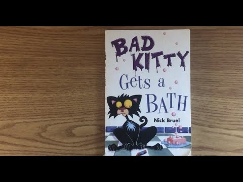 Kids Book Read Aloud: Bad Kitty Gets a Bath (Part 1)