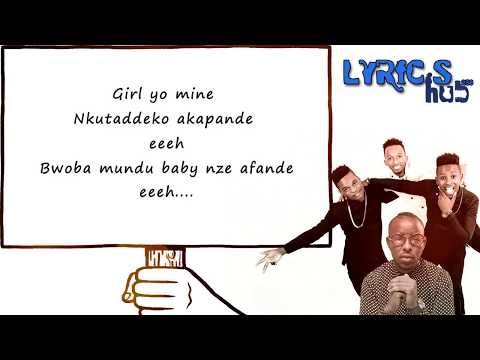 Kapande Lyrics - B2c x Eddy Kenzo (Official Lyrics Video)