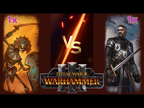 Can Tomb Guards Beat Foot Squires in Total War: Warhammer 3?
