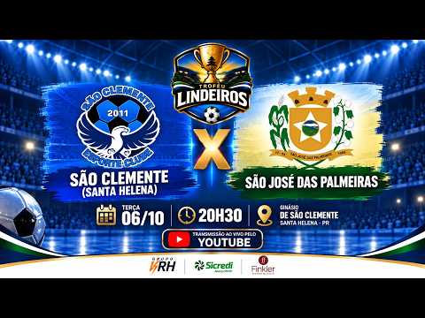 AO VIVO | São Clemente x São José das Palmeiras | Troféu Lindeiros de Futsal 2026