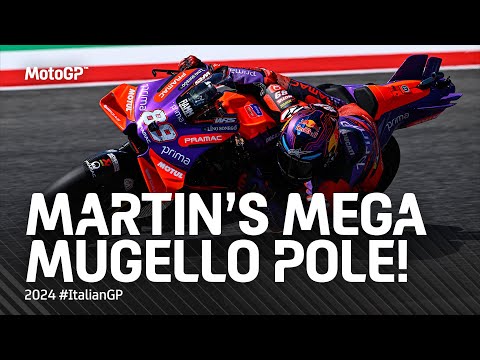 マルティンがコースラップを更新したポールラップのオンボード映像 MotoGP2024 第7戦イタリアGP(ムジェロ・サーキット)