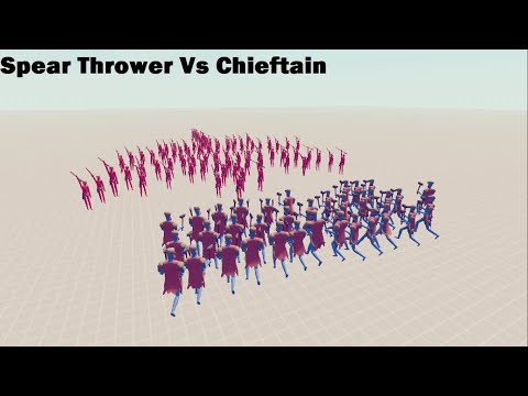 100v50 Spear Thrower Vs Chieftain TABS