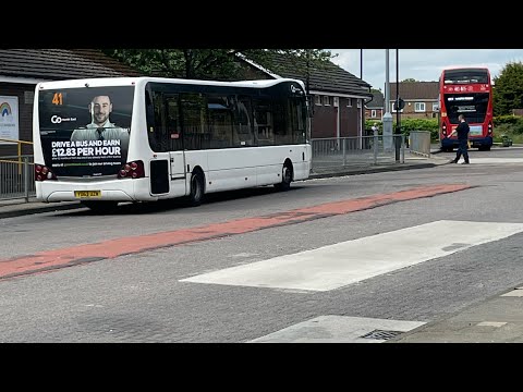 Full journey visual 41 Hadrian park to Wallsend