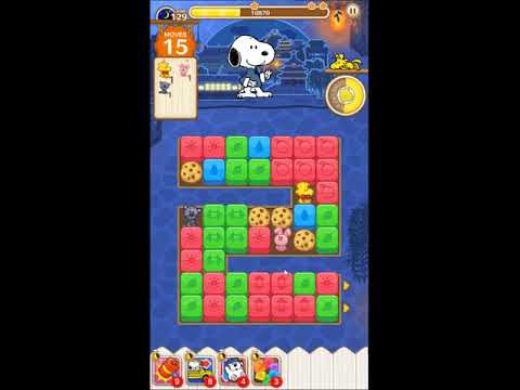 Snoopy Puzzle Journey Night Mode Level 129 - NO BOOSTERS 🐶🧩🧳 | SKILLGAMING ✔️