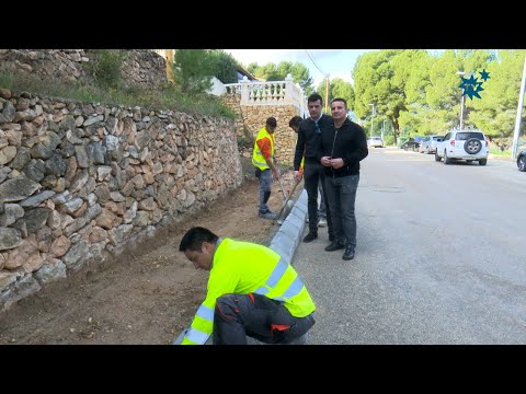 Las obras de mejora de la Urbanización El Tossal la dotarán de aceras